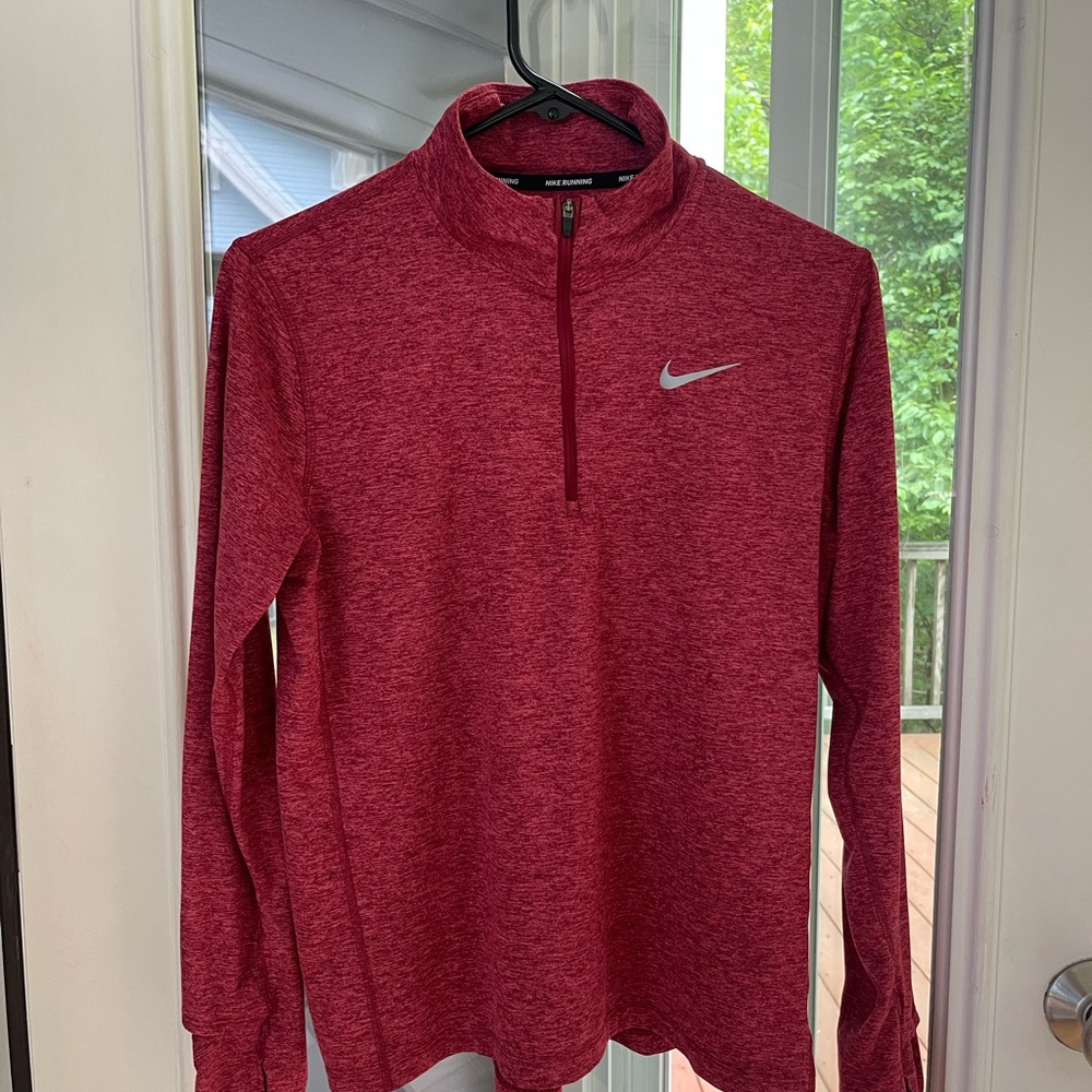 Nike Maroon Dri-FIT Running Top